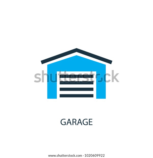 Garage Icon Logo Element Illustration Garage Stock Vector (Royalty Free ...