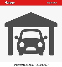 Garage Icon. Professional, pixel perfect icons optimized for both large and small resolutions. EPS 8 format.