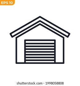 garage icon symbol template for graphic and web design collection logo vector illustration