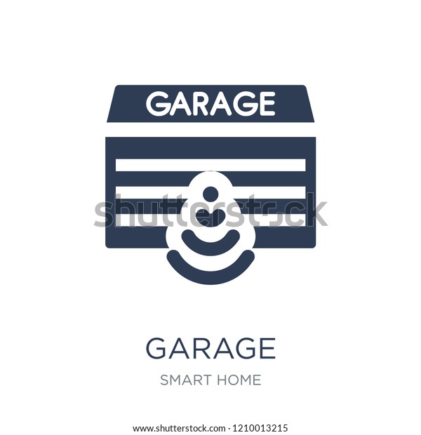 Garage icon. Trendy flat vector Garage icon on
white background from smart home collection, vector illustration
can be use for web and mobile,
eps10