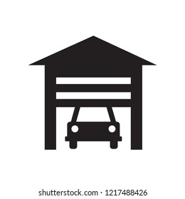 Garage icon. Trendy Garage logo concept on white background from smarthome collection. Suitable for use on web apps, mobile apps and print media.