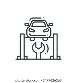 Garage icon, Garage vector illustration