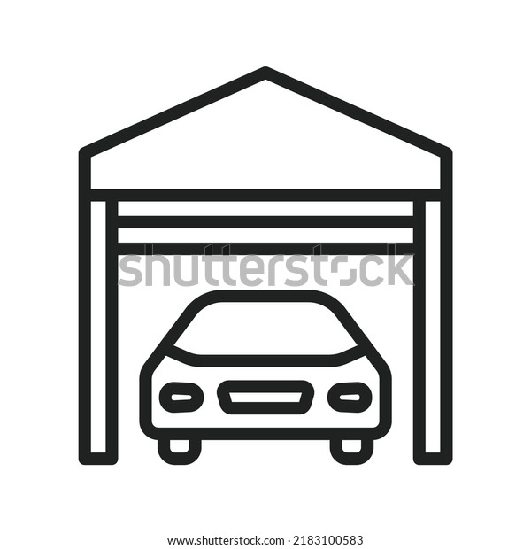Garage icon vector\
image. Can also be used for Real Estate. Suitable for mobile apps,\
web apps and print\
media.