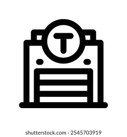 Icono de la línea del Vector para su Sitio web, móvil, presentación y diseño del logotipo.