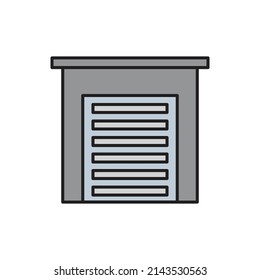 Icono de garaje para sitio web, presentación de símbolos