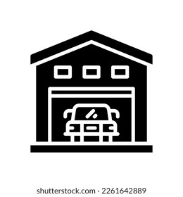 garage icon for your website, mobile, presentation, and logo design.