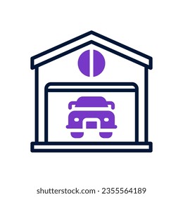 garage icon for your website, mobile, presentation, and logo design.