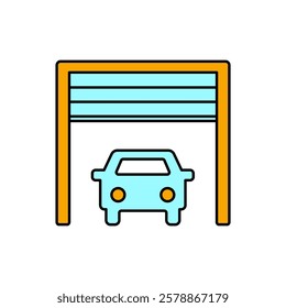 garage icons  symbol vector elements for infographic web