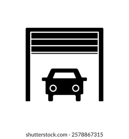 garage icons  symbol vector elements for infographic web