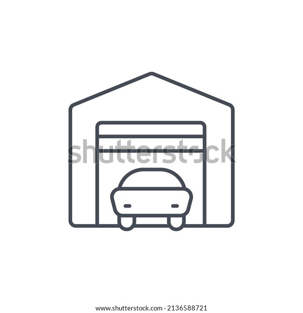 Garage\
icons  symbol vector elements for infographic\
web