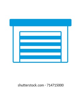 Garage isolated symbol