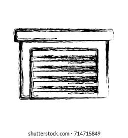 Garage isolated symbol