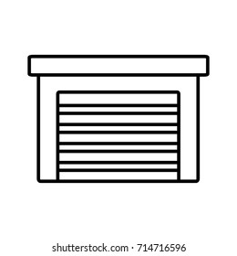 Garage isolated symbol