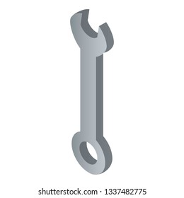 Garage key tool icon. Isometric of garage key tool vector icon for web design isolated on white background