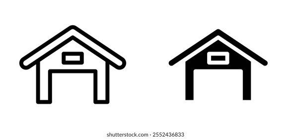 Garage liner icon vector set.