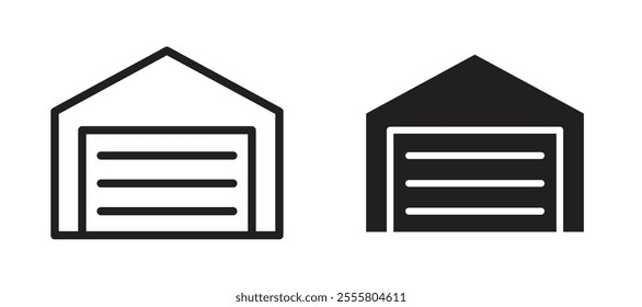 Garage liner icon vector set.