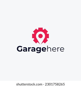 garage location logo combination idea