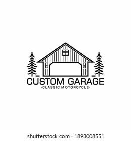 Garage logo design vector template, design garage icon