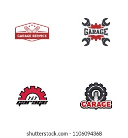 Garage Logo Set Design