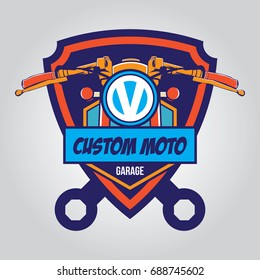 Garage logo, Vector illustration
