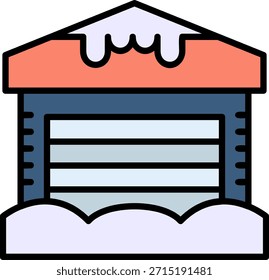 Garaje Nuevo diseño creativo de iconos vectoriales