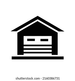 garage new icon simple vector