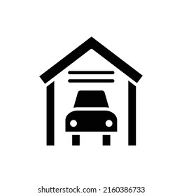 garage new icon simple vector