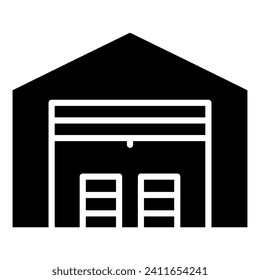 Garage Organization icon line vector illustration