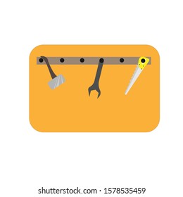 garage rack simple illustration clip art vector