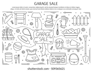 Garage Hand Drawn Stock Vectors Images Vector Art Shutterstock