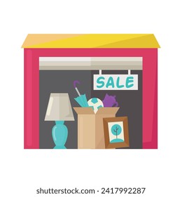 Garage sale icon clipart avatar logotype isolated vector illustration