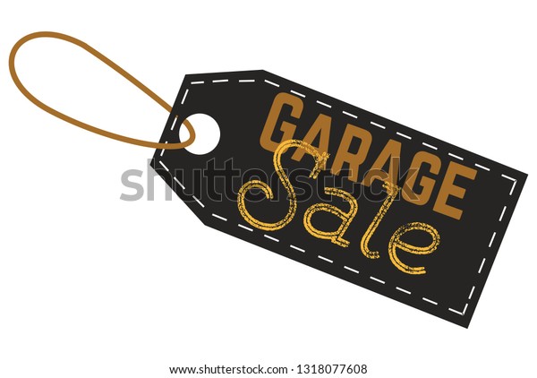 Garage Sale Sign Advertising Deals Logotypes Backgrounds