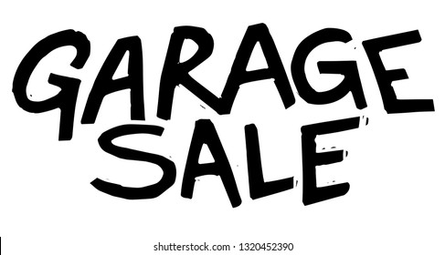 Garage Sale Text