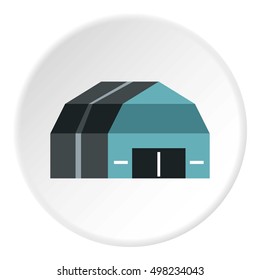 Garage storage icon. Flat illustration of garage storage vector icon for web