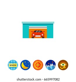 Garage symbol icon