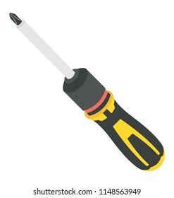 
A garage tool, screwdriver for maintenance
