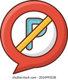 garage vector flat color icon