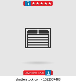 garage vector icon