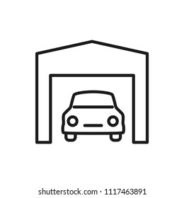 garage vector icon