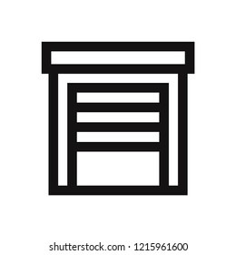 Garage vector icon