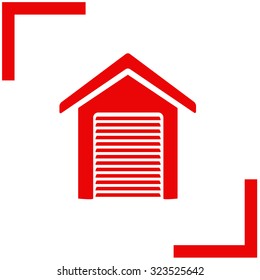 Garage vector icon.