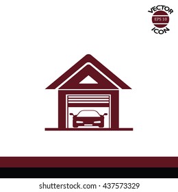 garage vector icon