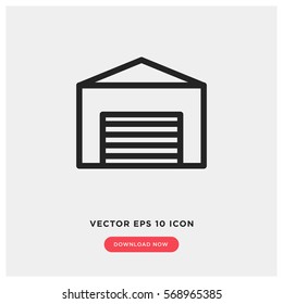 Garage vector icon