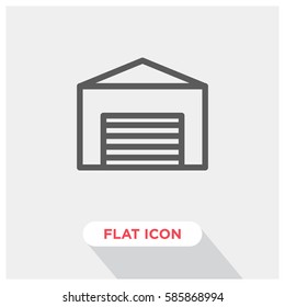 Garage vector icon