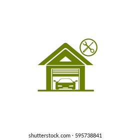 garage vector icon