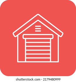 Garage vector icon. Can be used for printing, mobile and web applications.