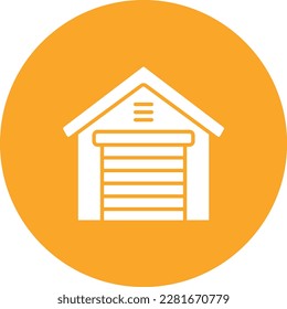 Garage vector icon. Can be used for printing, mobile and web applications.