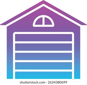 Ícone do vetor de garagem. Pode ser usado para impressão, aplicativos móveis e da Web.