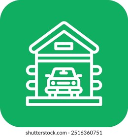 Garage Vector Icon Design Illustration