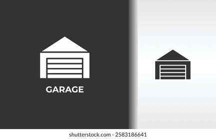 Garage Vector, Icon Or Logo Sign Isolated Symbol Illustration